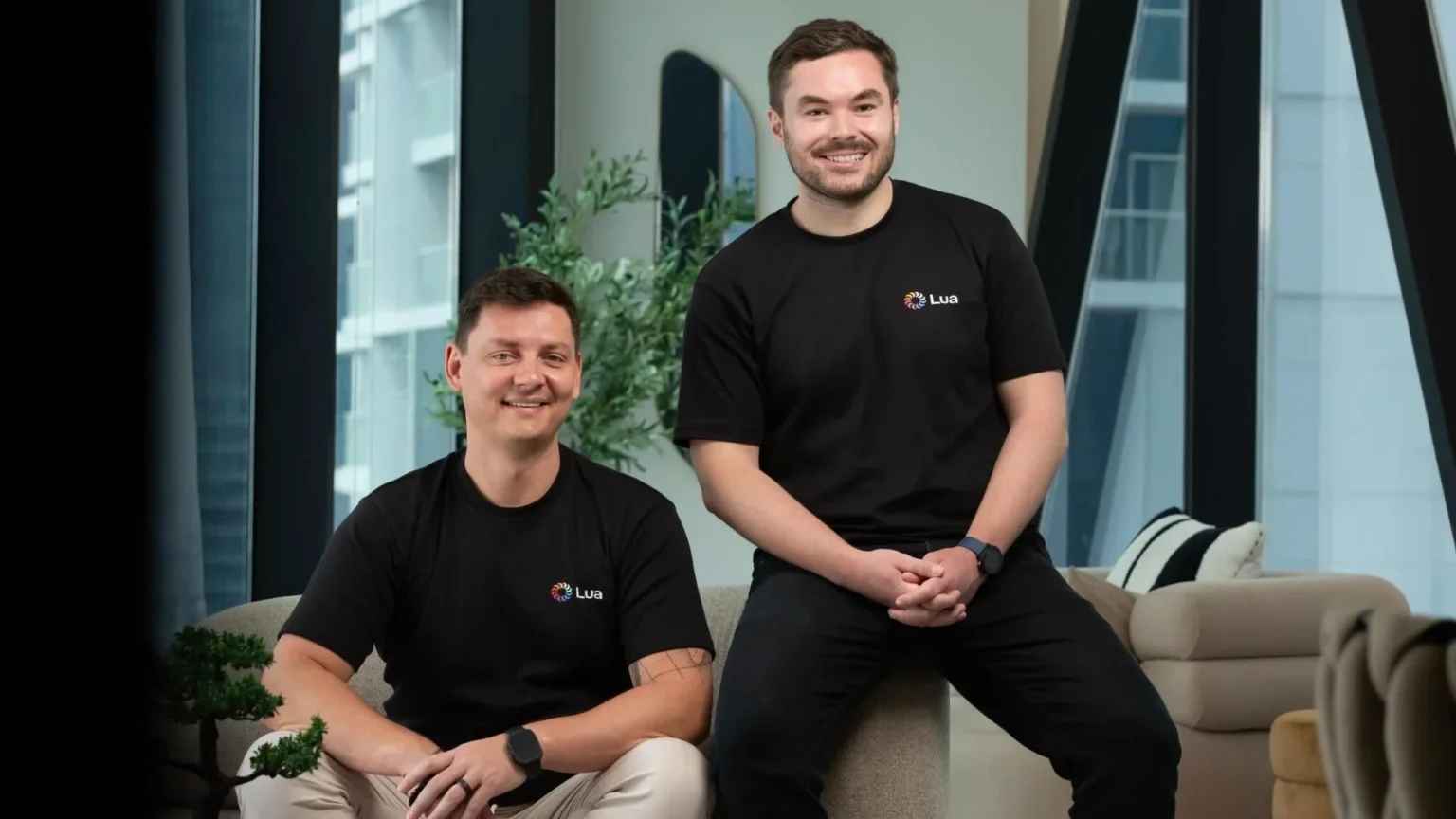 File image of Lua co-founders Stefan Kruger and Lorcan O Cathain